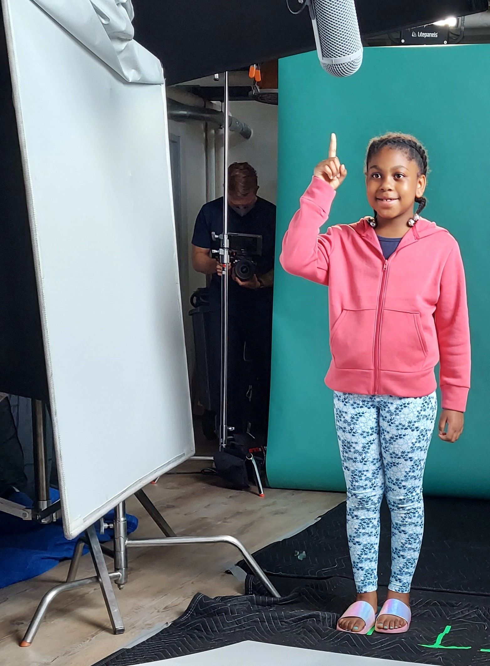 Young girl photo shoot